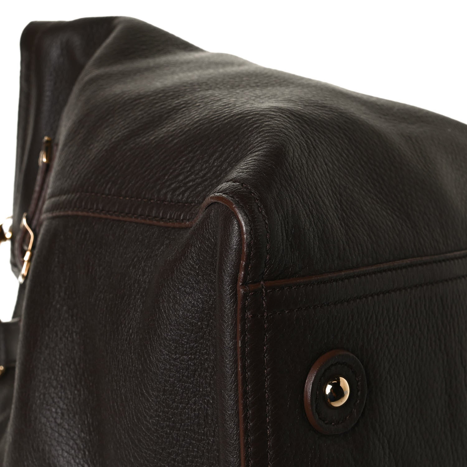 Saint Laurent Calfskin XL Downtown Tote Brown 14 of 19