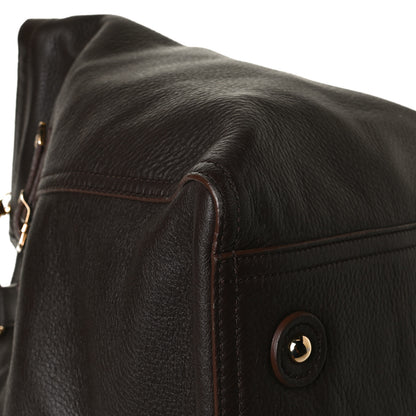 Saint Laurent Calfskin XL Downtown Tote Brown 14 of 19