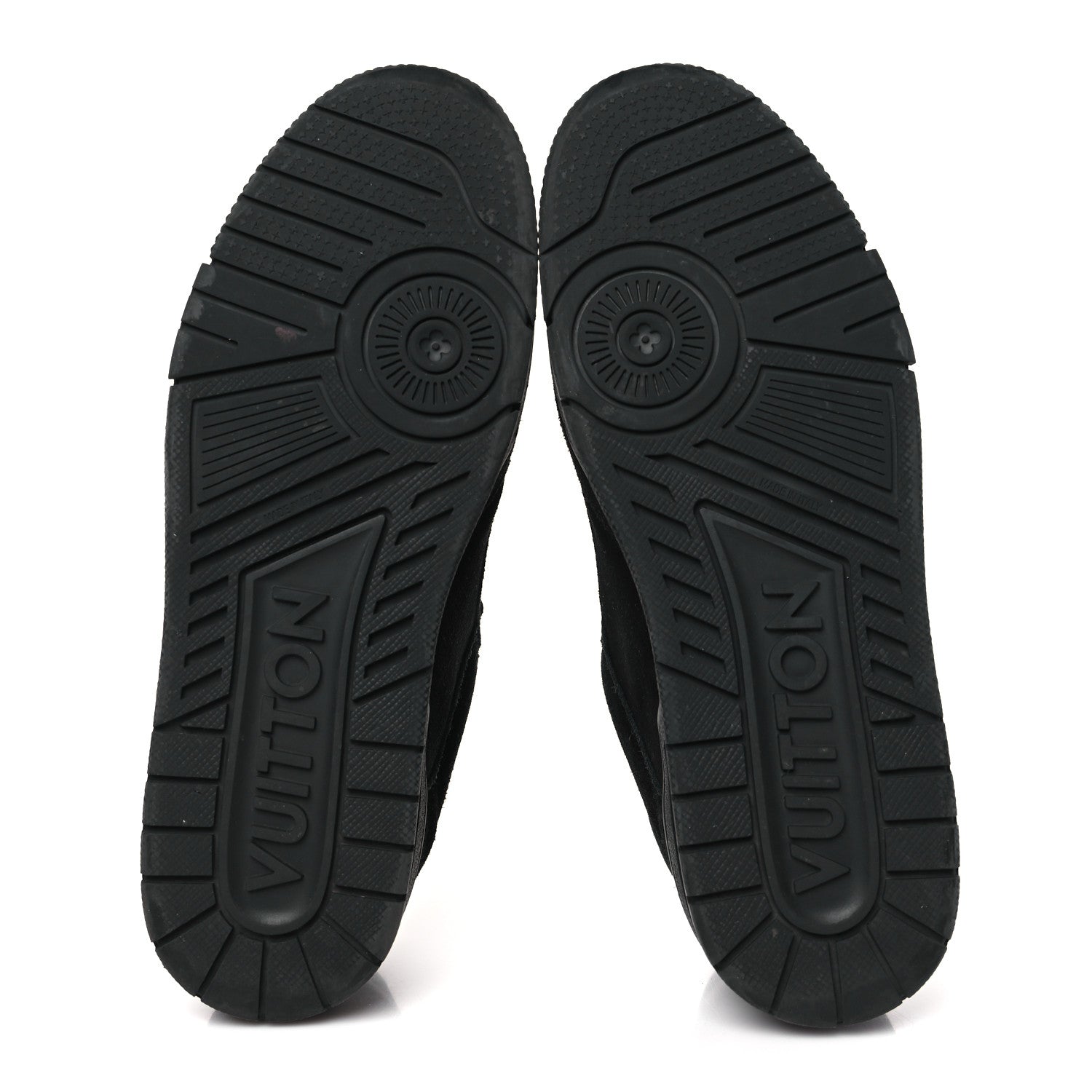 Louis Vuitton Suede Mens LV Trainer Sneakers 7.5 Black 5 of 7