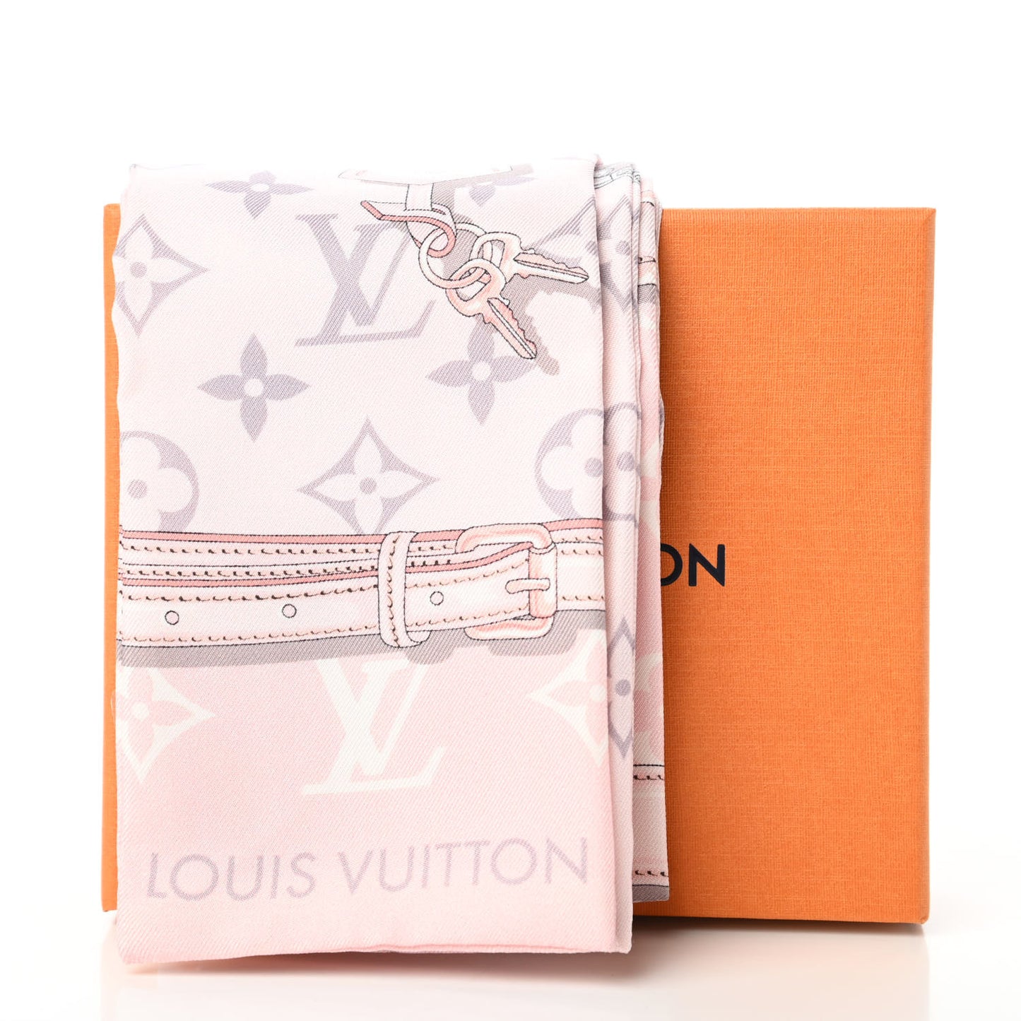 Silk Monogram Confidential Bandeau Light Pink