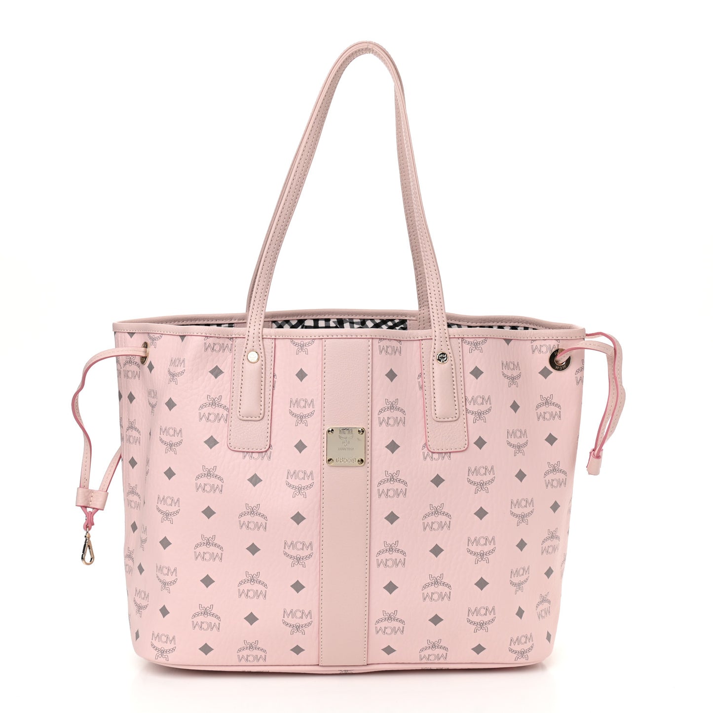 Visetos Medium Liz Reversible Shopper Tote Powder Pink
