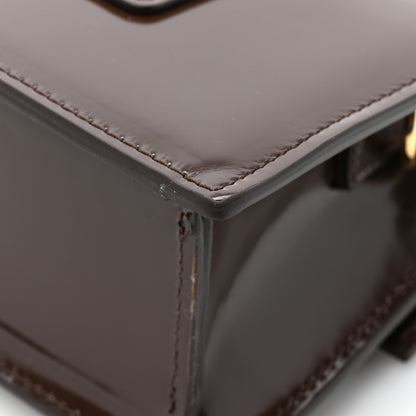 Jacquemus Glazed Calfskin Le Grand Bambino Midnight Brown 15 of 15