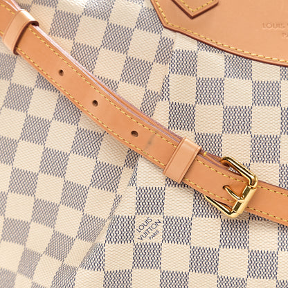 Louis Vuitton Damier Azur Siracusa GM 6 of 9