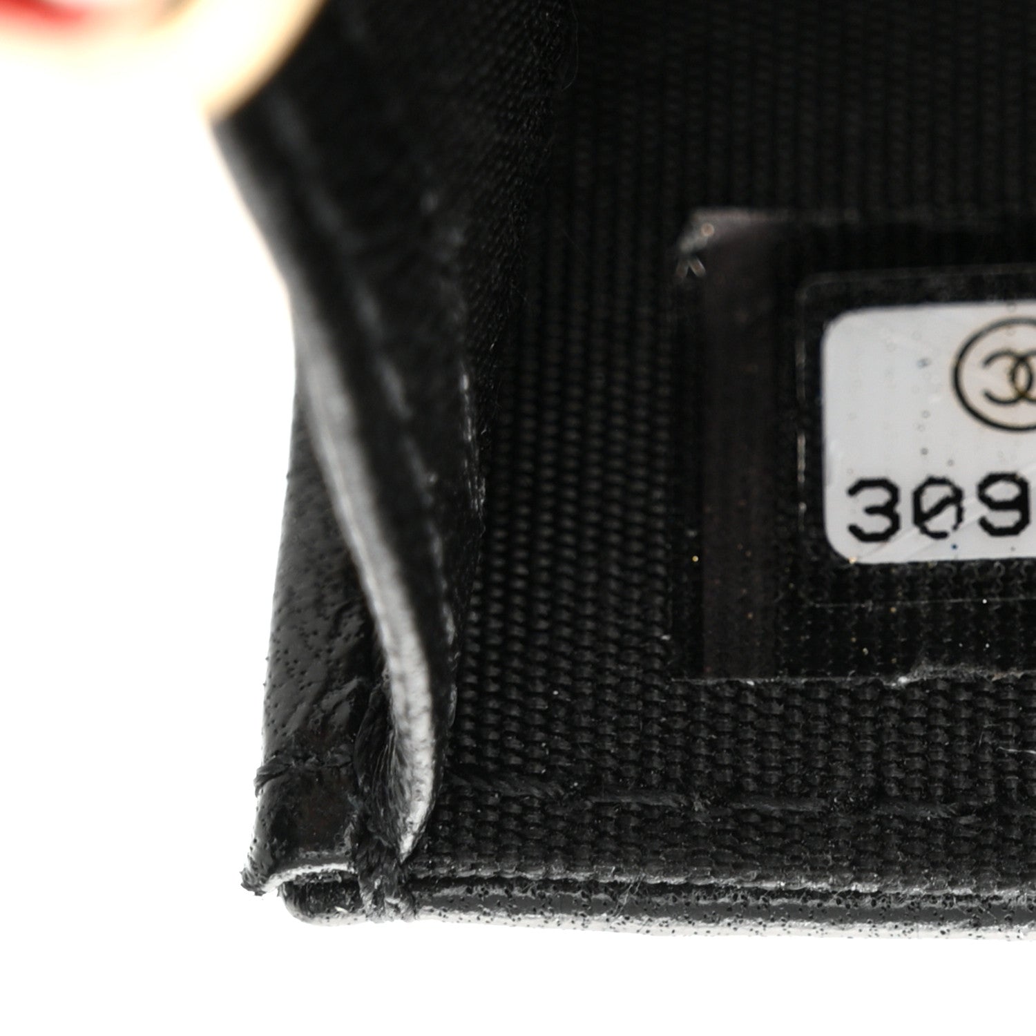 Chanel Shiny Lambskin Ribbon Quilted Flap Belt Bag Black 8 of 11
