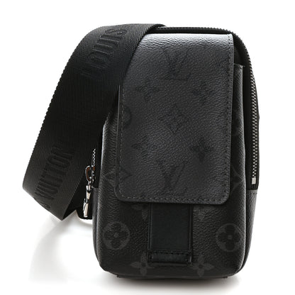 Louis Vuitton Monogram Eclipse Reverse Double Phone Pouch NM 1 of 9