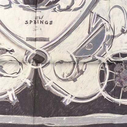 Hermes Silk New Springs Scarf 90 2 of 3