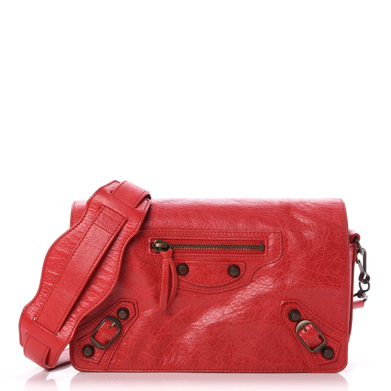 Balenciaga Agneau Classic Hardware Tool Kit Crossbody Rouge Cardinal 1 of 7