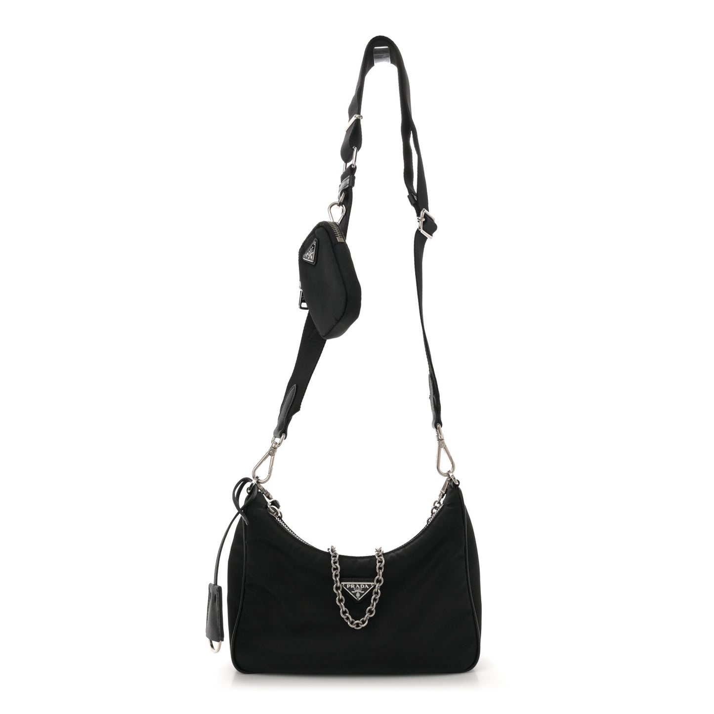 Nylon Re-Edition 2005 Shoulder Bag Black