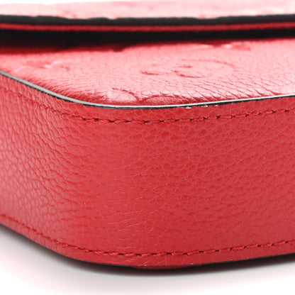 Louis Vuitton Empreinte Pochette Felicie Chain Wallet Cherry 8 of 9