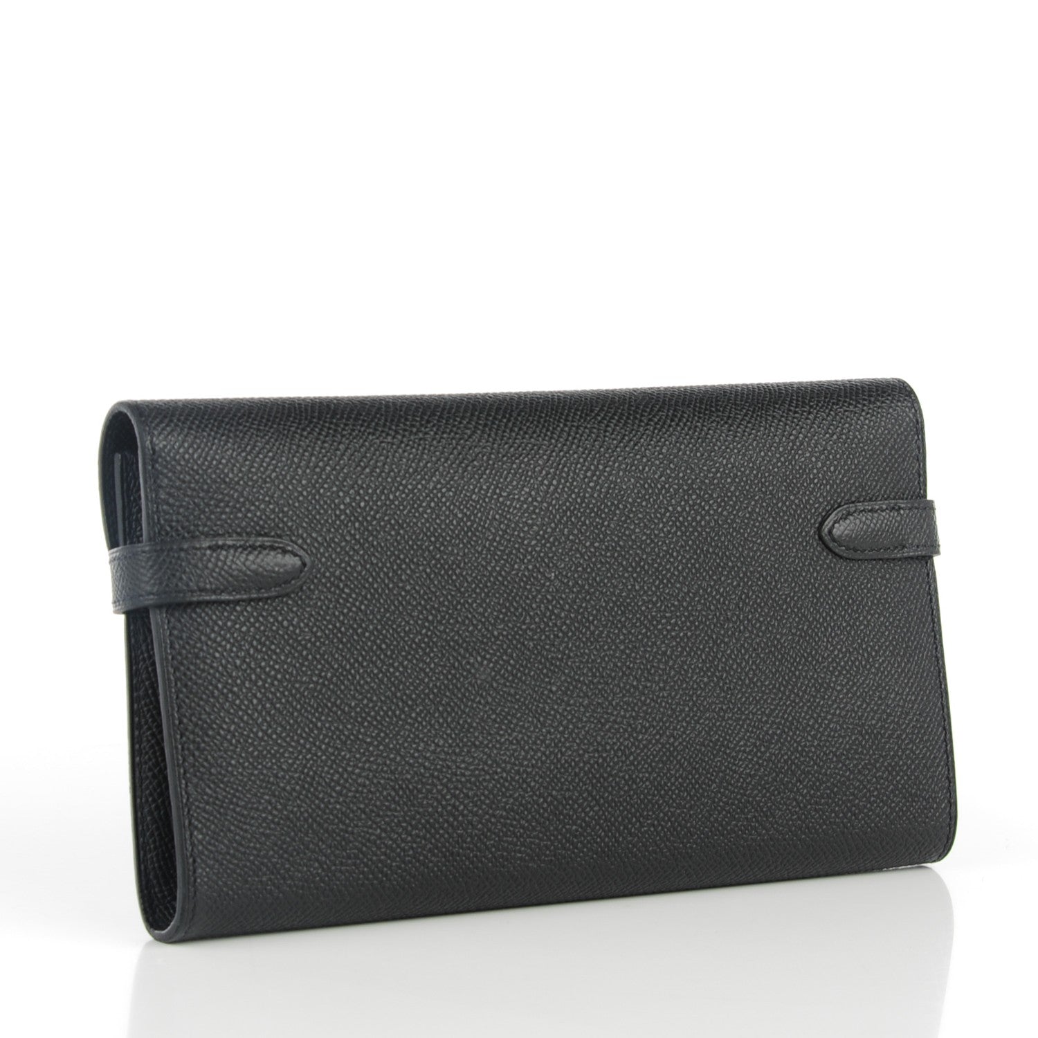 Hermes Epsom Kelly Longue Wallet Black 5 of 11
