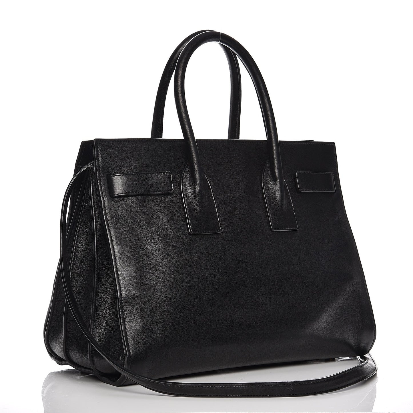 Calfskin Small Sac De Jour Black