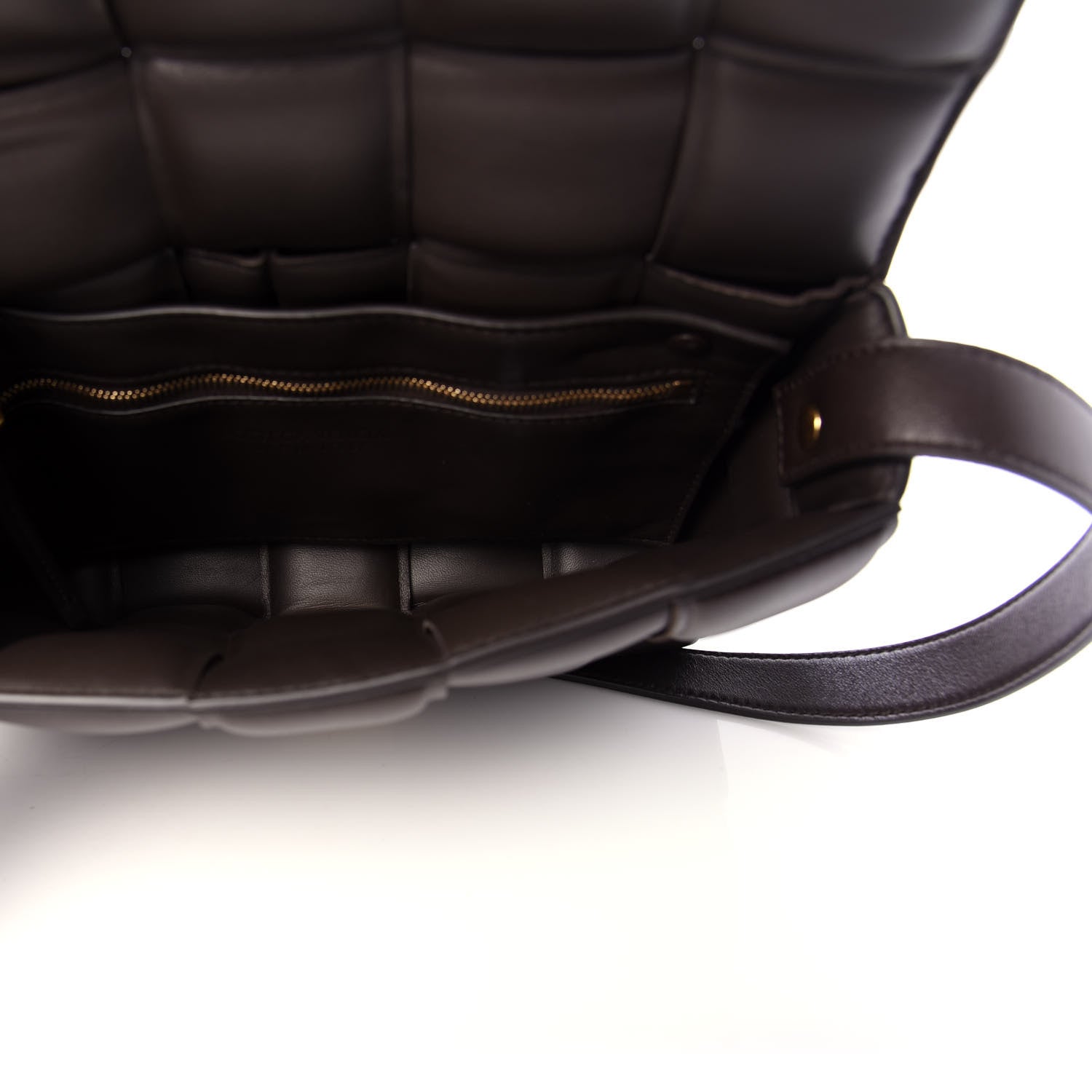 Bottega Veneta Nappa Maxi Intreccio Padded Cassette Crossbody Bag Fondente 5 of 11