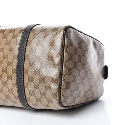 Gucci Crystal Monogram Medium Joy Boston Dark Brown 6 of 9