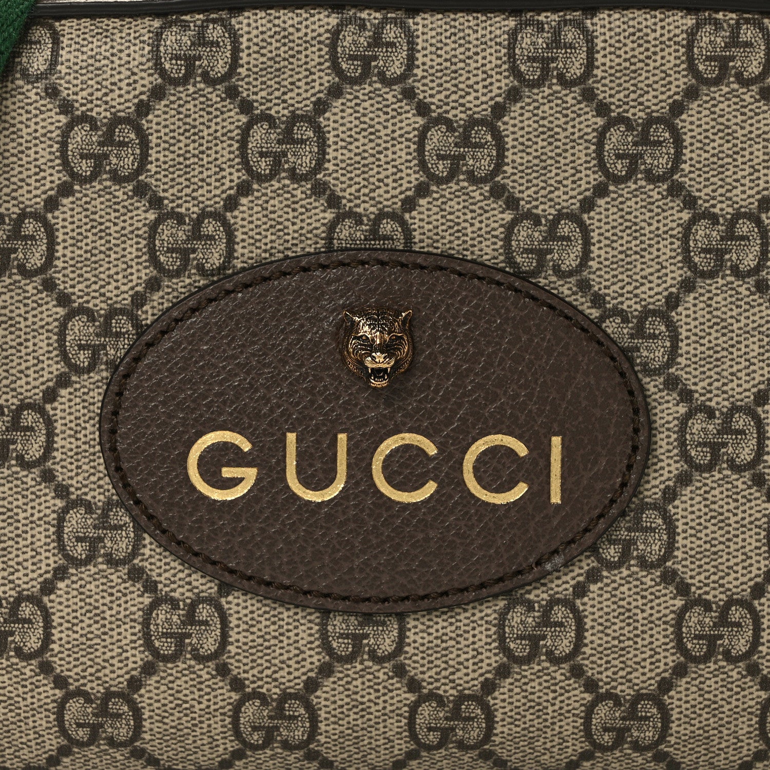 Gucci GG Supreme Monogram Web Neo Vintage Shoulder Bag Beige New Acero Crop 8 of 12