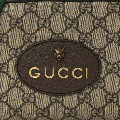 Gucci GG Supreme Monogram Web Neo Vintage Shoulder Bag Beige New Acero Crop 8 of 12