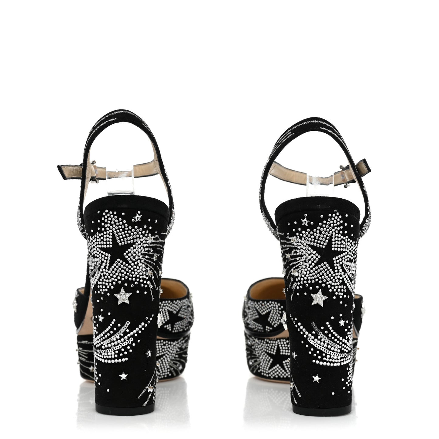 Suede Crystal Maple 125 Supernova Platforms 38.5 Black