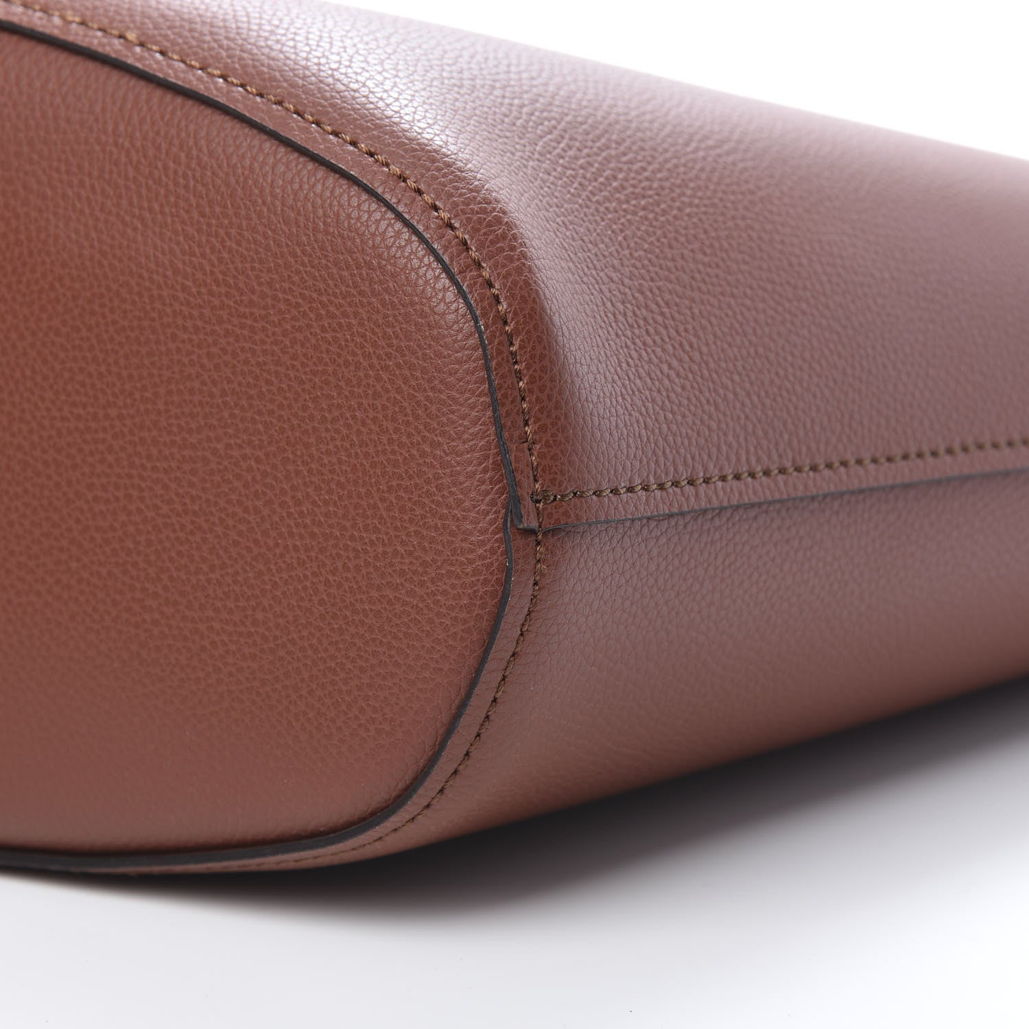 Chloe Smooth Grained Calfskin Medium Aby Tote Sepia Brown 10 of 10