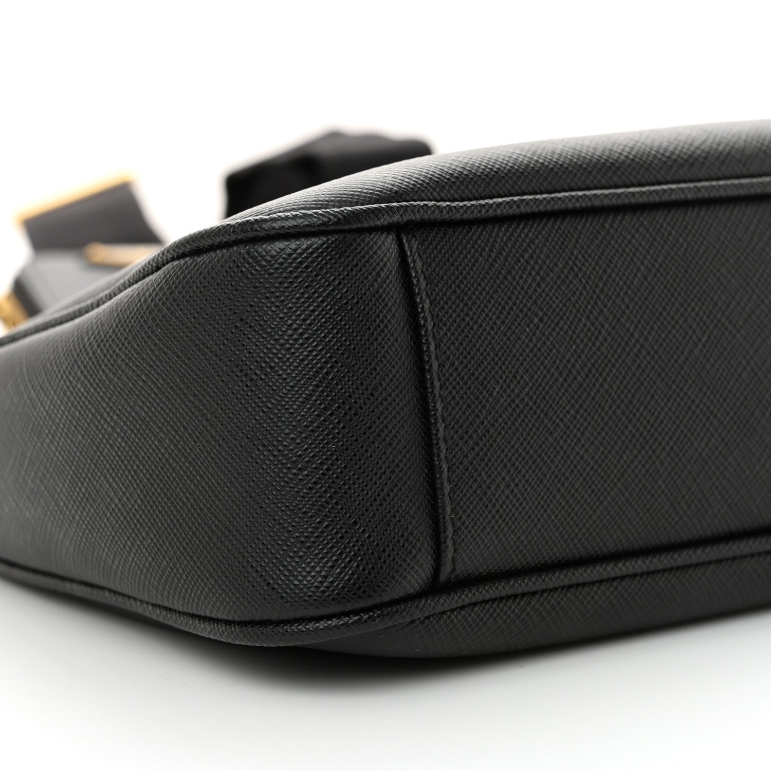 Prada Saffiano Lux Re-Edition 2005 Shoulder Bag Black 9 of 11