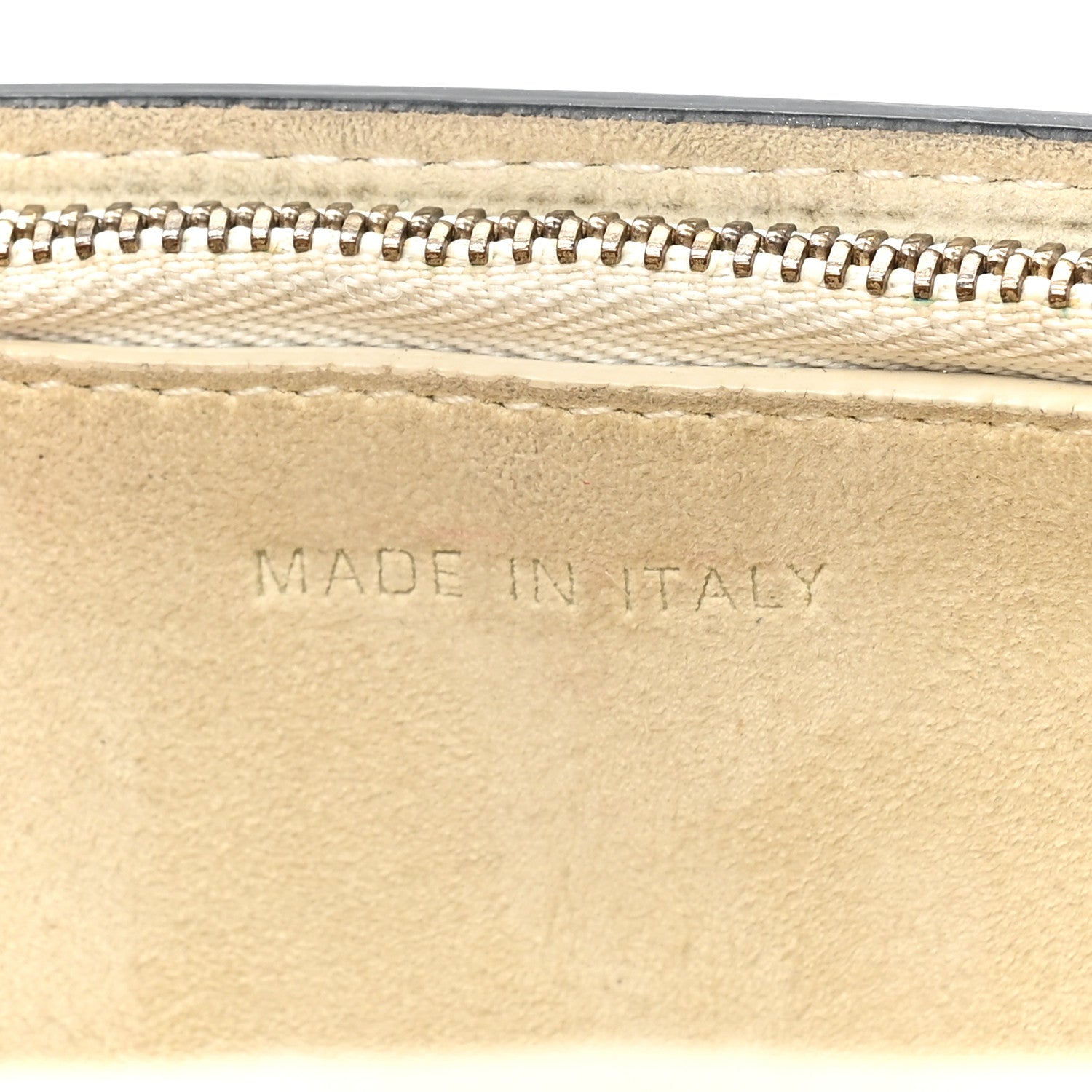 Christian Dior Grained Calfskin Saddle Chain Pouch Off White 9 of 22