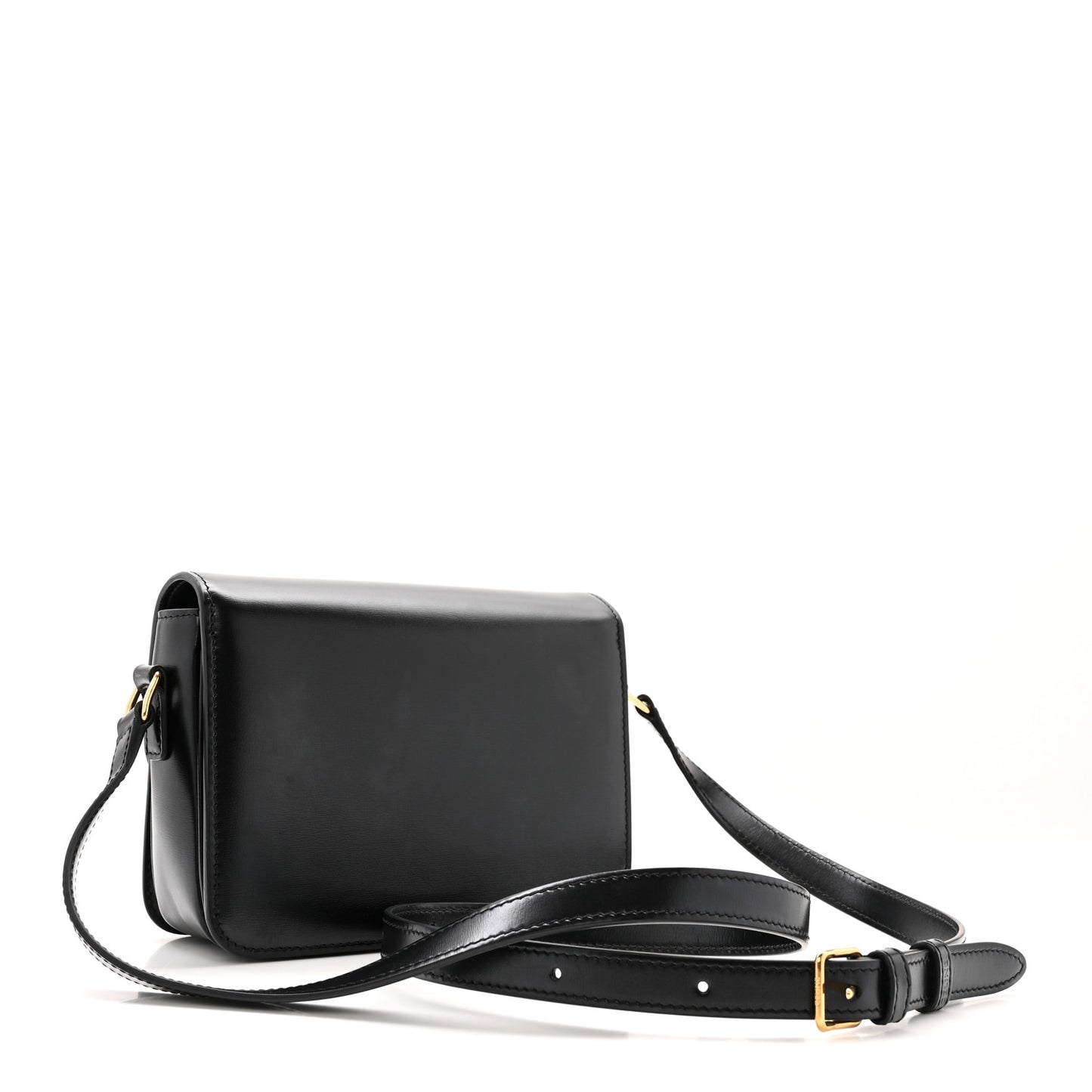 Shiny Calfskin Teen Triomphe Black