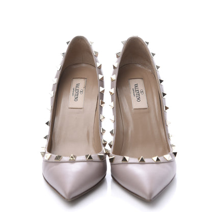Valentino Garavani Calfskin Rockstud 85mm Pumps 36.5 Poudre 3 of 9