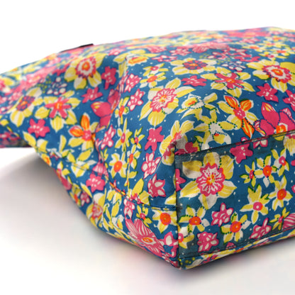 Prada Tessuto Nylon Saffiano Floral Print Tote Multicolor 11 of 12