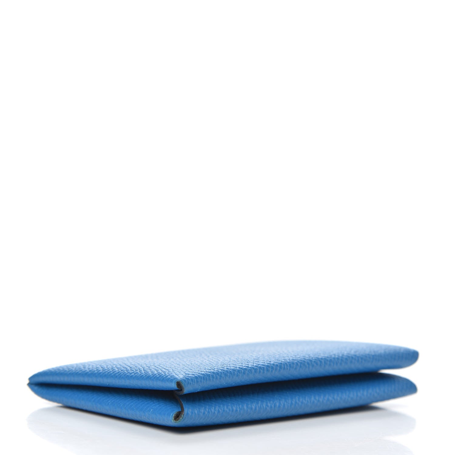 Hermes Epsom Calvi Card Case Bleu Zanzibar 4 of 7