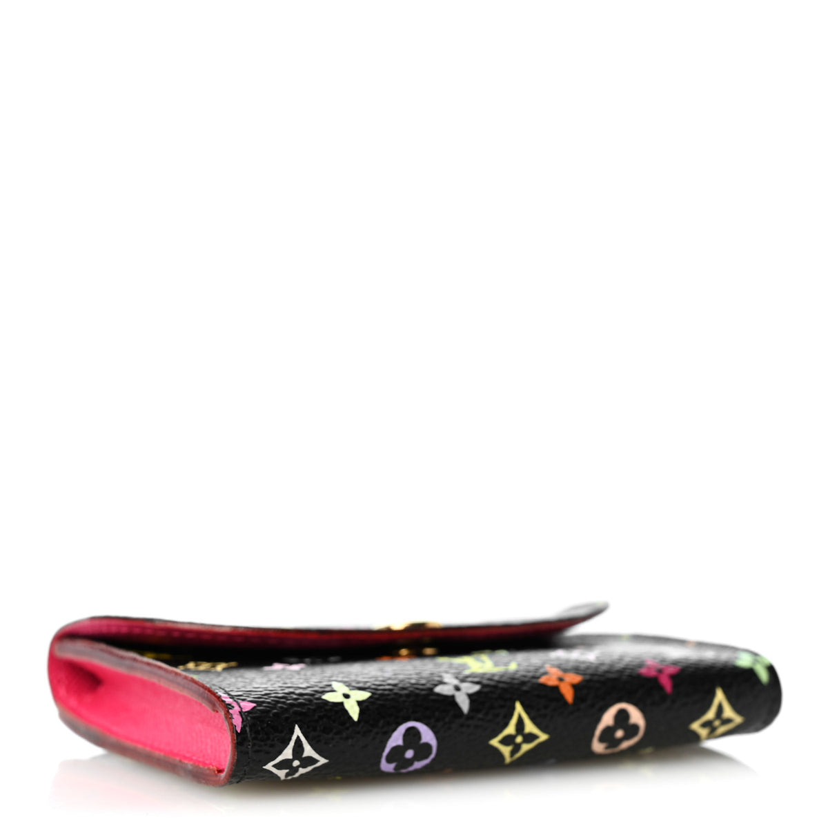 Louis Vuitton Monogram Multicolor Business Card Holder Black Grenade 4 of 7