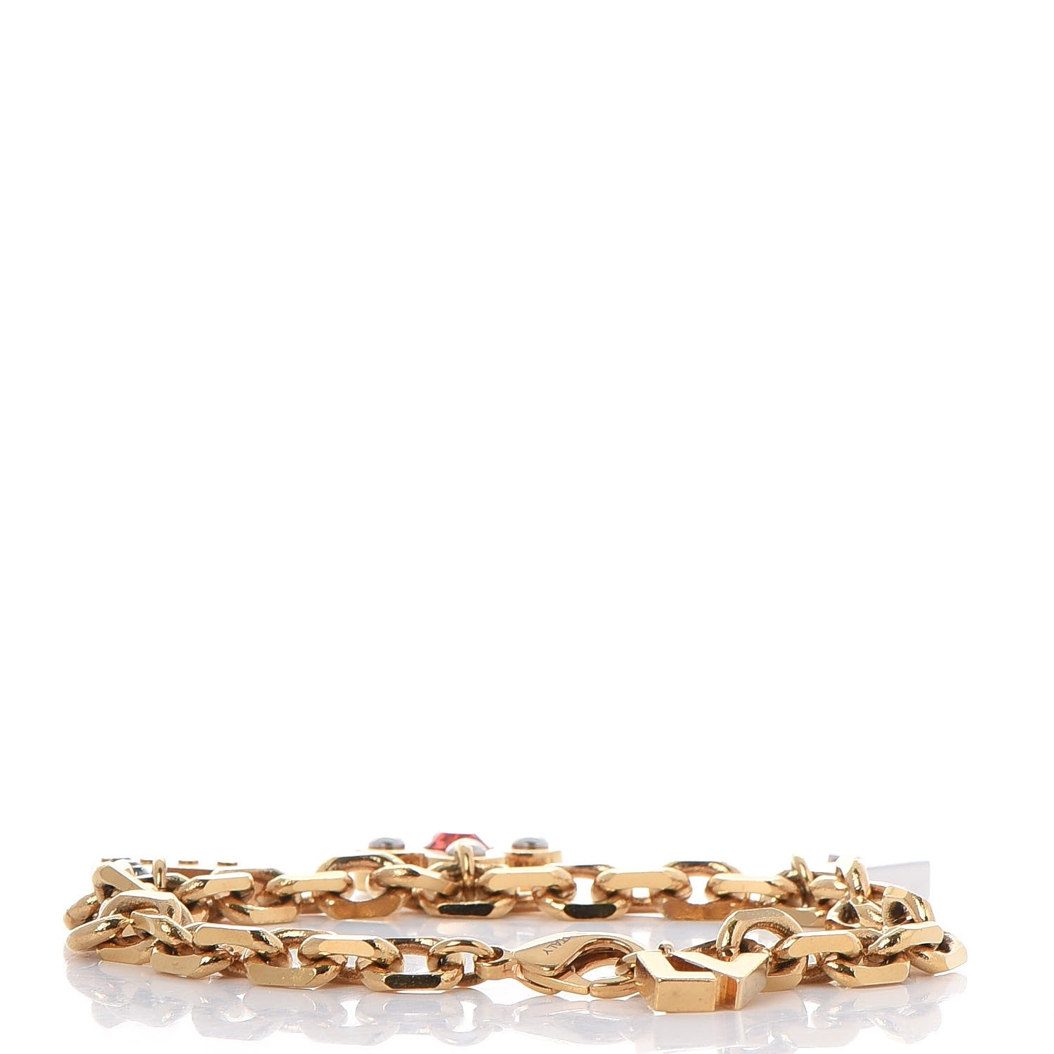 Louis Vuitton Love Letters Timeless Bracelet Gold Multicolor 3 of 9