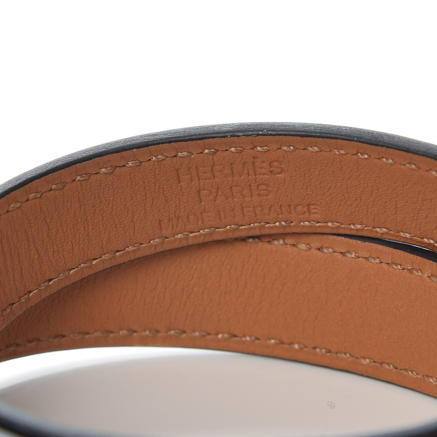 Hermes Box Kelly Double Tour Bracelet S Black 4 of 8