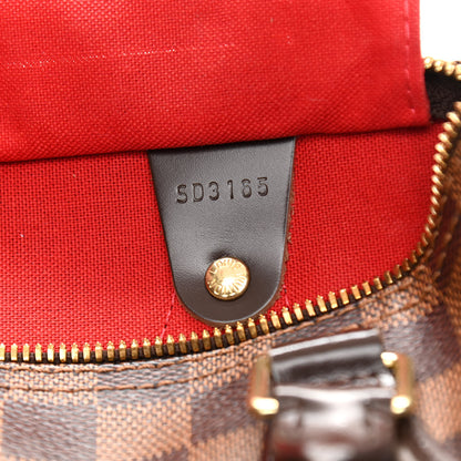 Louis Vuitton Damier Ebene Speedy Bandouliere 25 7 of 10
