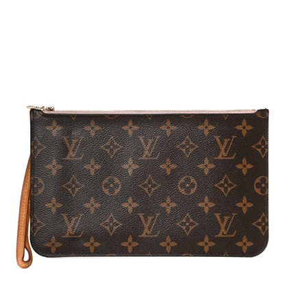 Louis Vuitton Monogram Neverfull MM GM Pochette Rose Ballerine 1 of 11