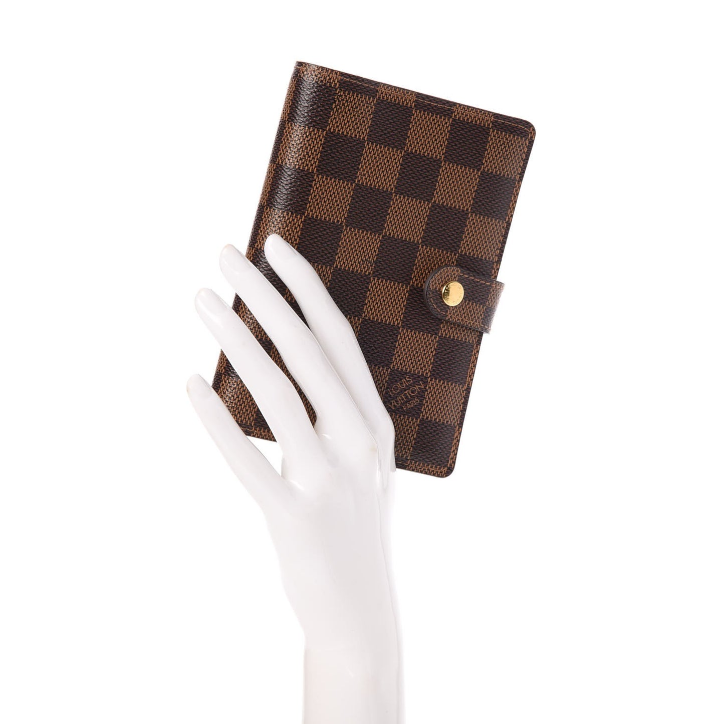 Damier Ebene Small Ring Agenda Cover