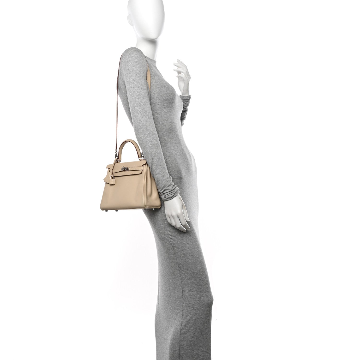 Hermes Swift Kelly Retourne 25 Parchemin 2 of 14