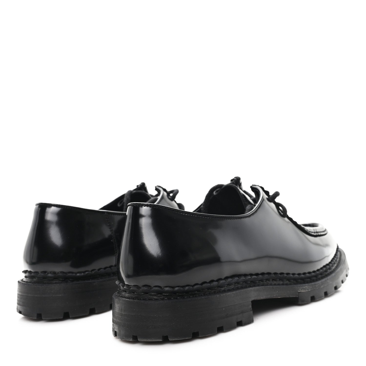 Saint Laurent Vitello Ruinart Mens Marlo 20 Derby 42 Black 5 of 10