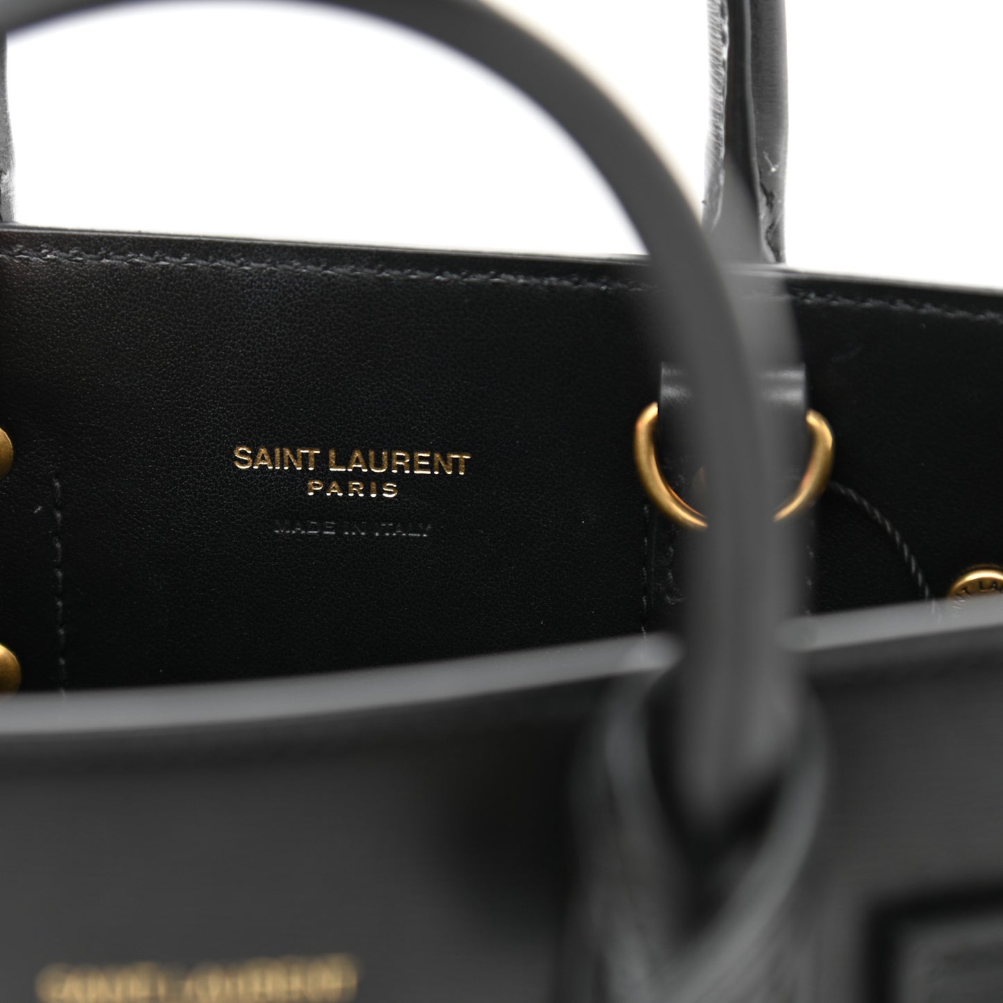 Calfskin Nano Sac De Jour Black