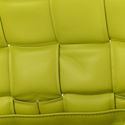 Bottega Veneta Nappa Maxi Intreccio Padded Cassette Crossbody Bag Lime 8 of 10