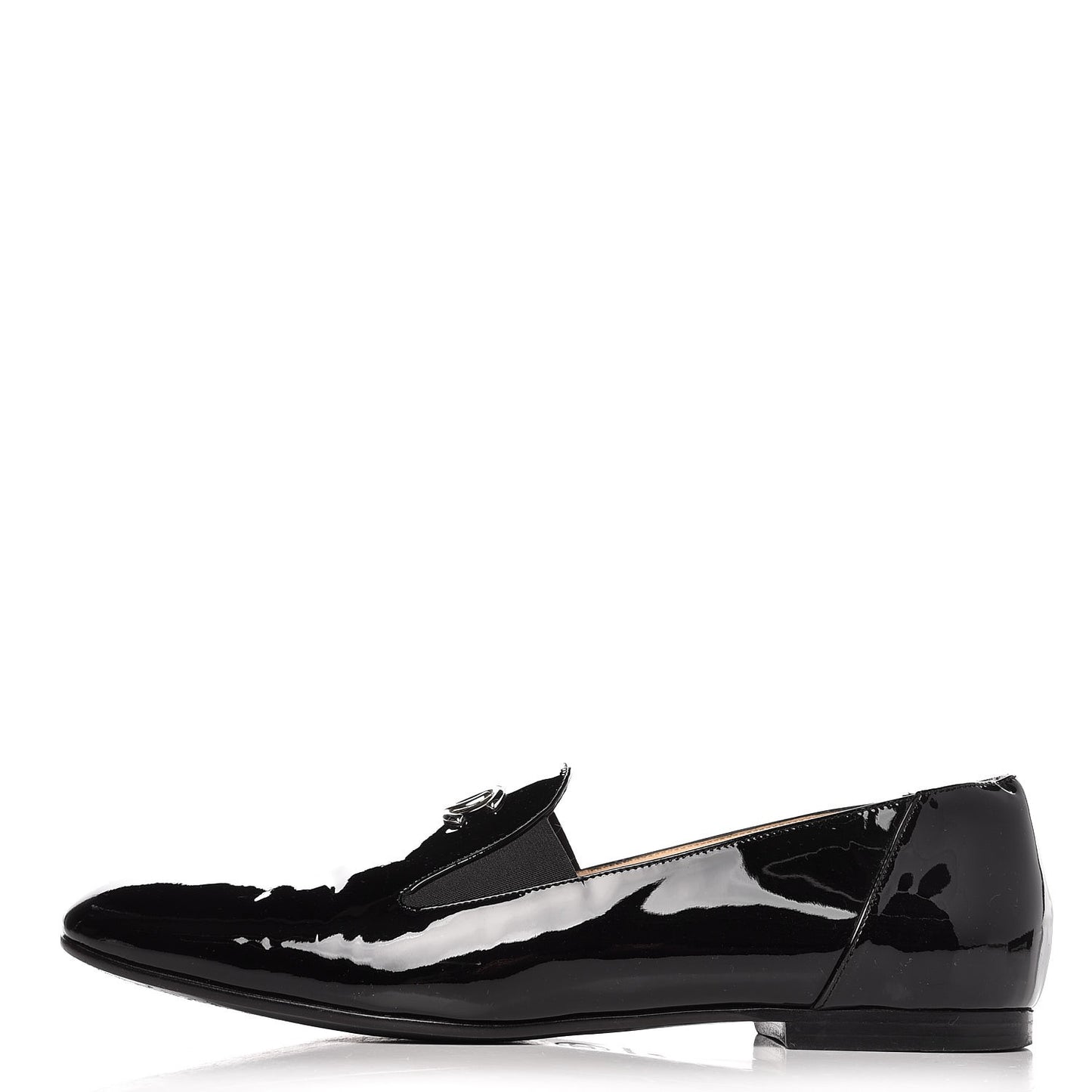 Patent CC Loafers 40.5 Black