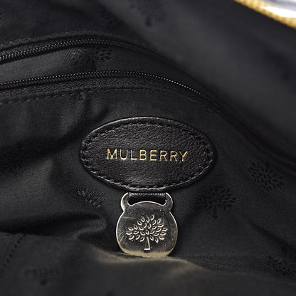 Mulberry Glossy Goatskin Medium Del Rey Satchel Black 5 of 11