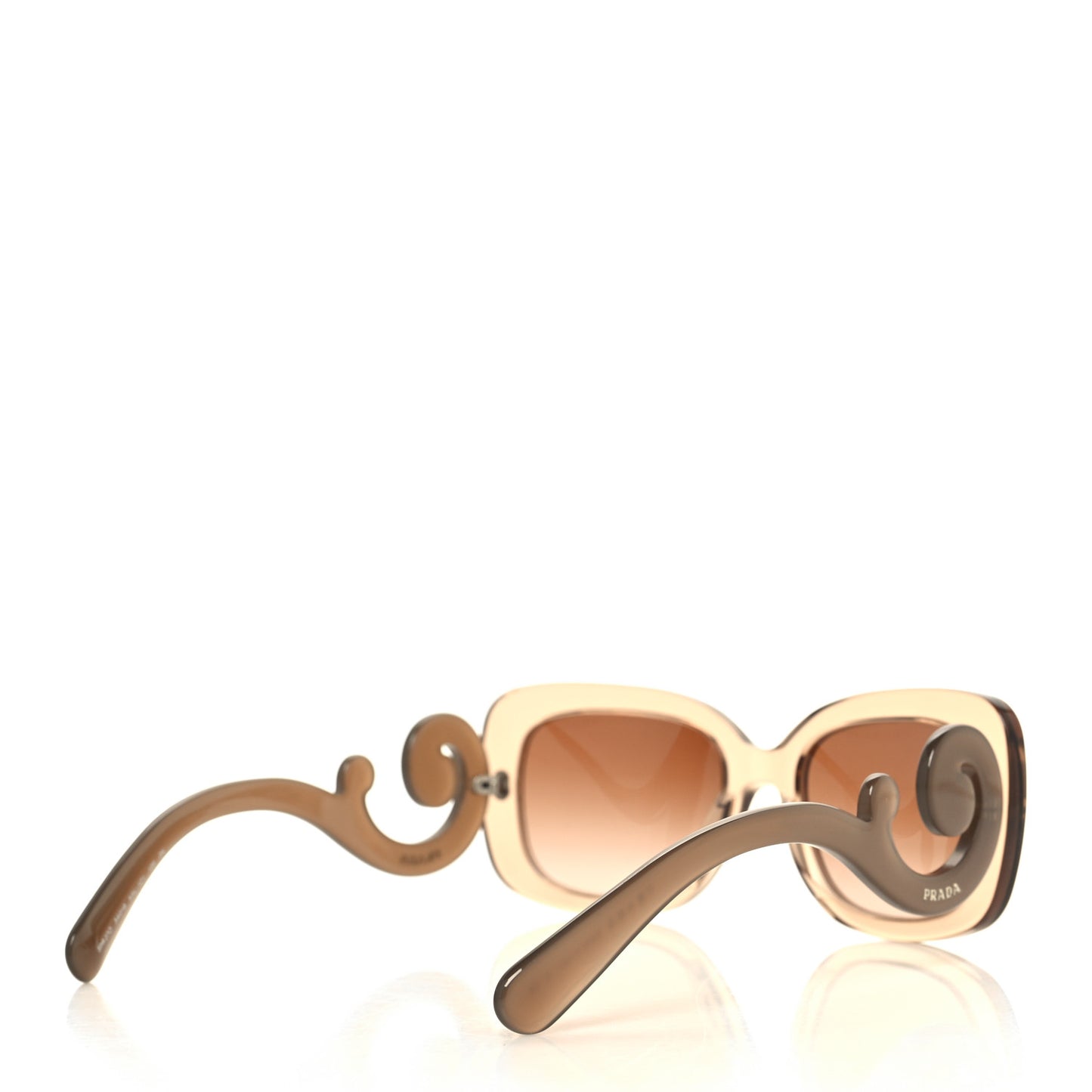 Acetate Baroque Sunglasses SPR 27O Beige