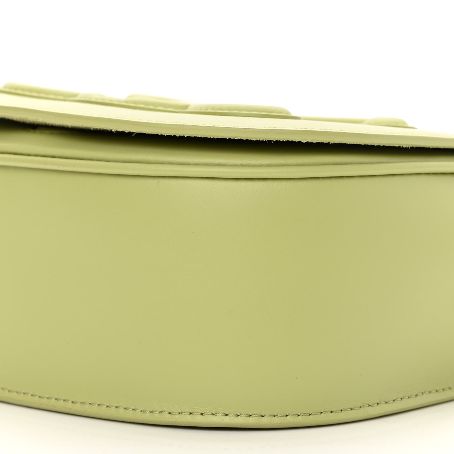 Celine Smooth Calfskin Cuir Triomphe Folco Crossbody Bag Light Jade 10 of 11