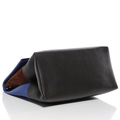 Celine Calfskin Suede All Soft Shoulder Bag Indigo 4 of 11
