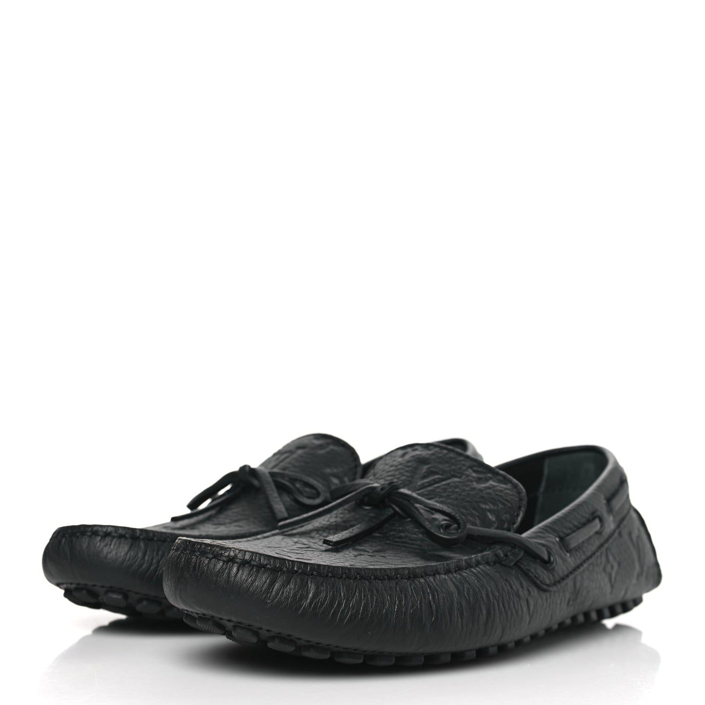 Empreinte Mens Arizona Car Shoe Moccasin Loafers 8 Black