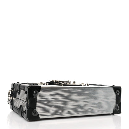 Louis Vuitton Epi Petite Malle Silver 4 of 12