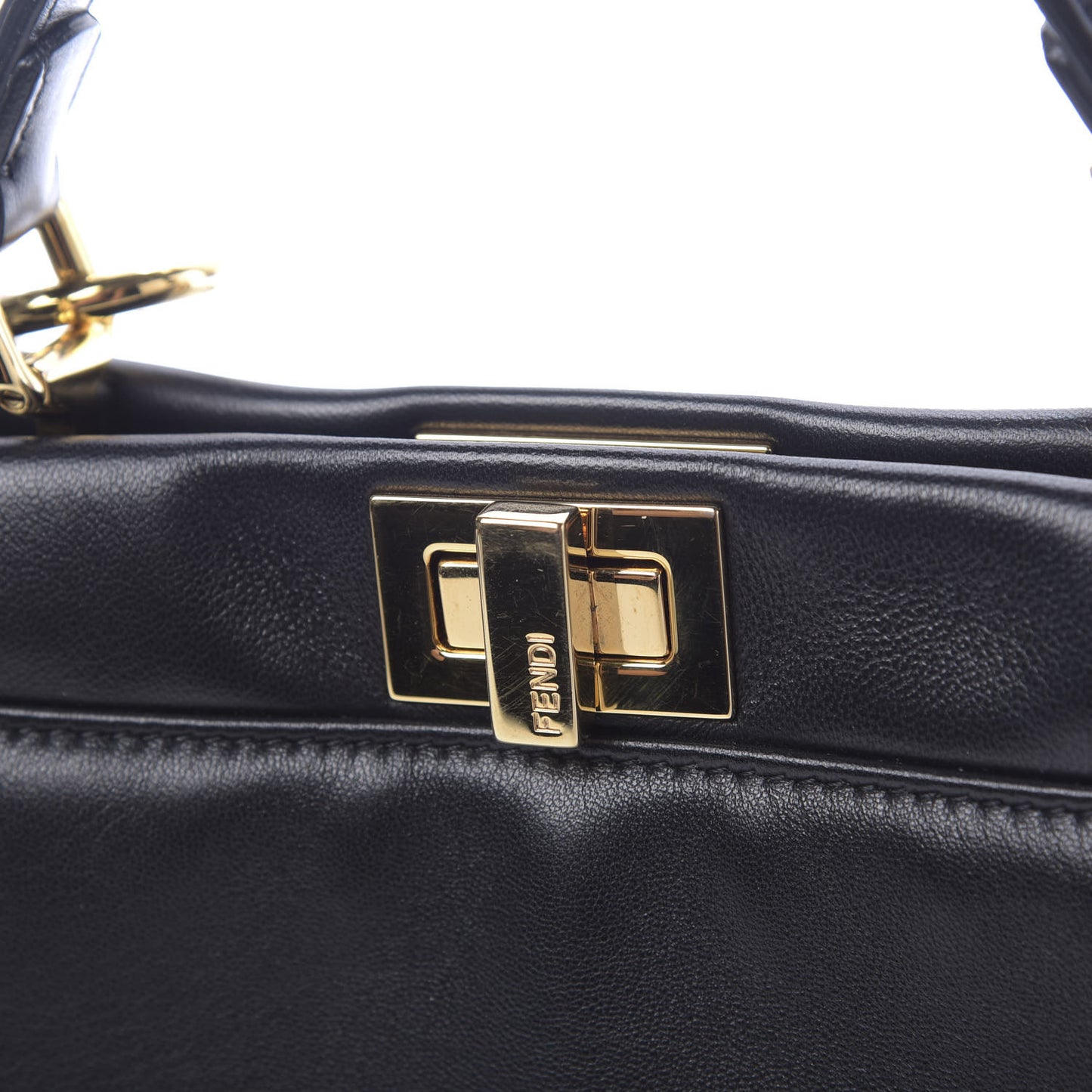Nappa Mini Peekaboo Iconic Satchel Black