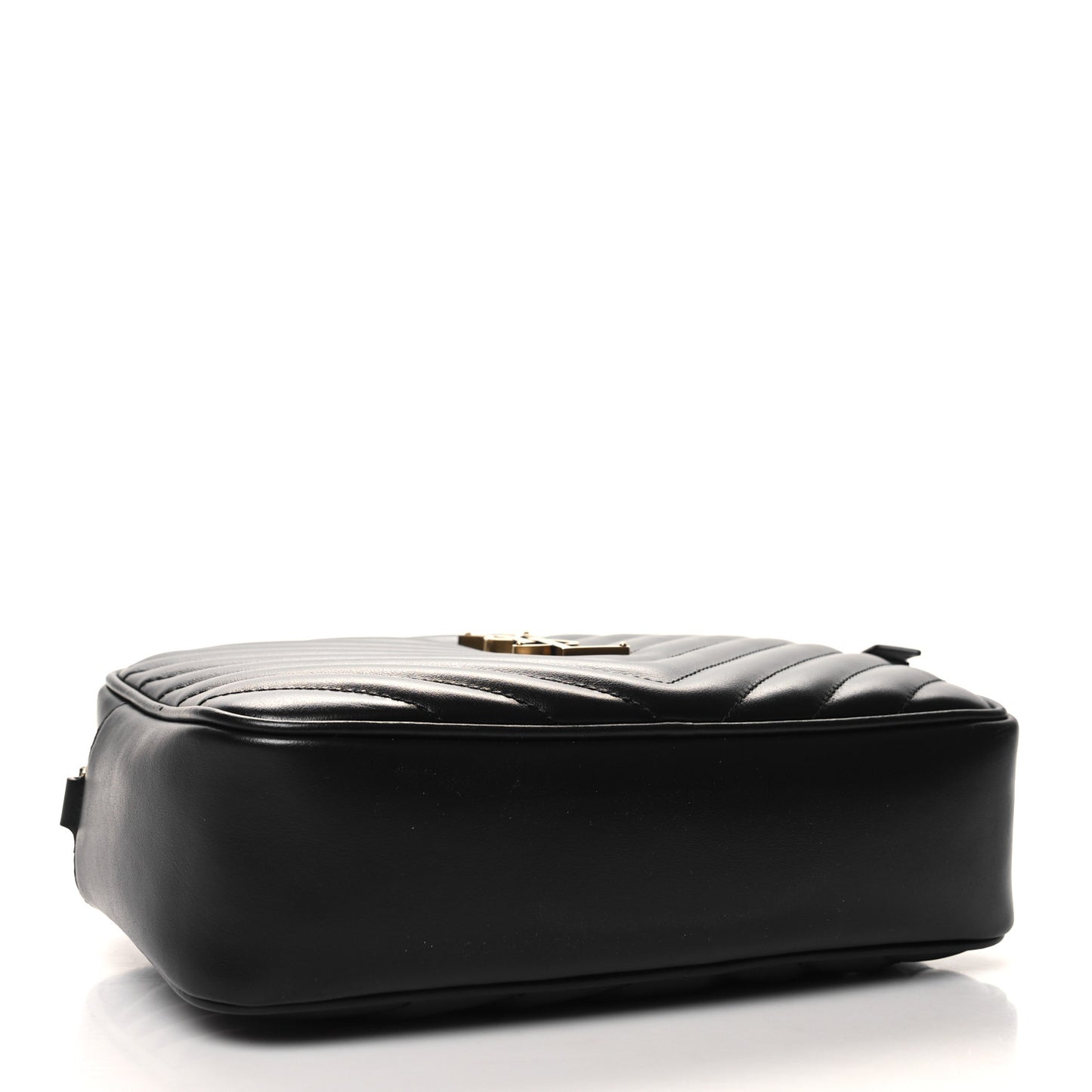Calfskin Matelasse Monogram Lou Camera Bag Black