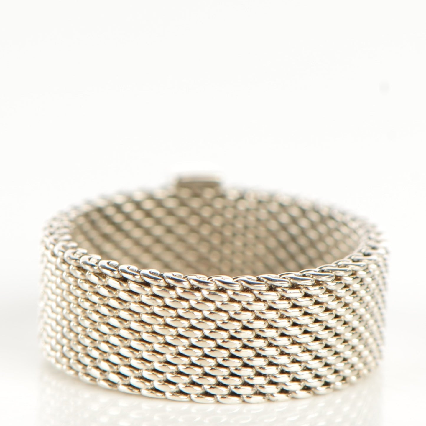 Sterling Silver Diamond Mesh Somerset Ring 47 4