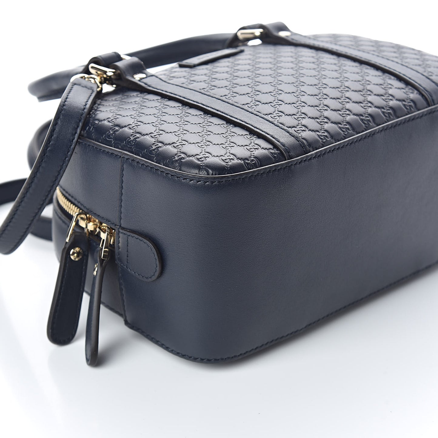 Soft Microguccissima Small Crossbody Bag Blue