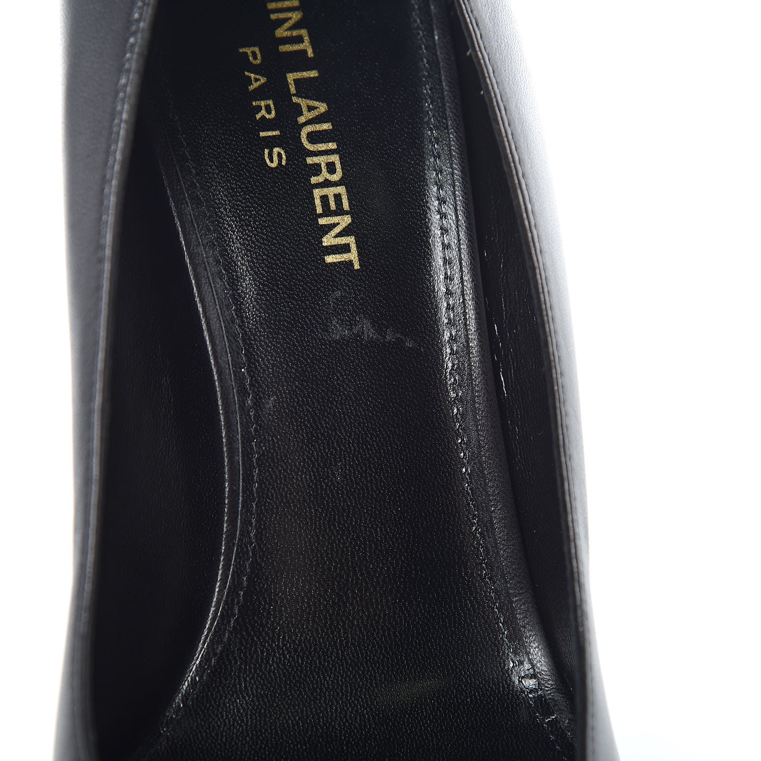 Saint Laurent Calfskin Opyum 85 Pumps 38.5 Black 10 of 10