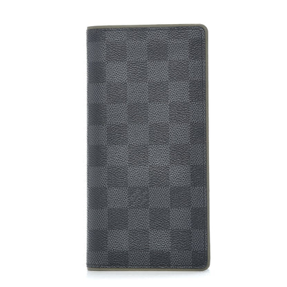 Louis Vuitton Damier Graphite Brazza Wallet Kaki 1 of 10